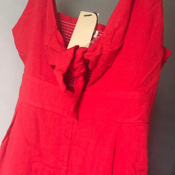 >>LAST<< Liza Midi Sweetheart Dress - Red - Picture 5 of 5
